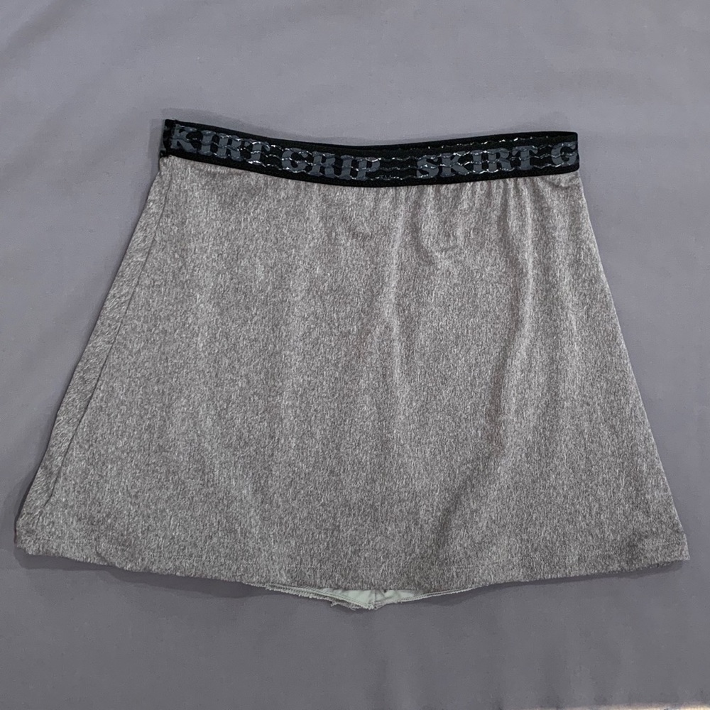 Skirt Grip - The Athletic Skort - grey heather